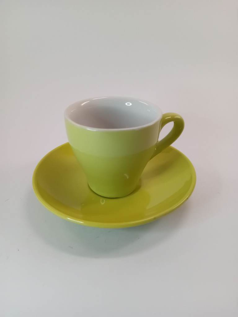 Espresso Cup and Saucer Zodiac colours 
