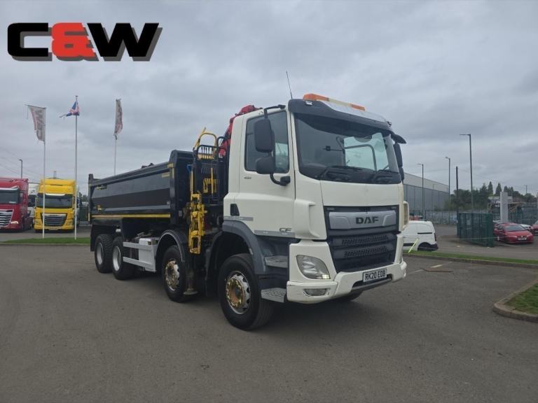 2020 (20) DAF FAD CF450 8x4 Tipper Grab - 332,000Kms