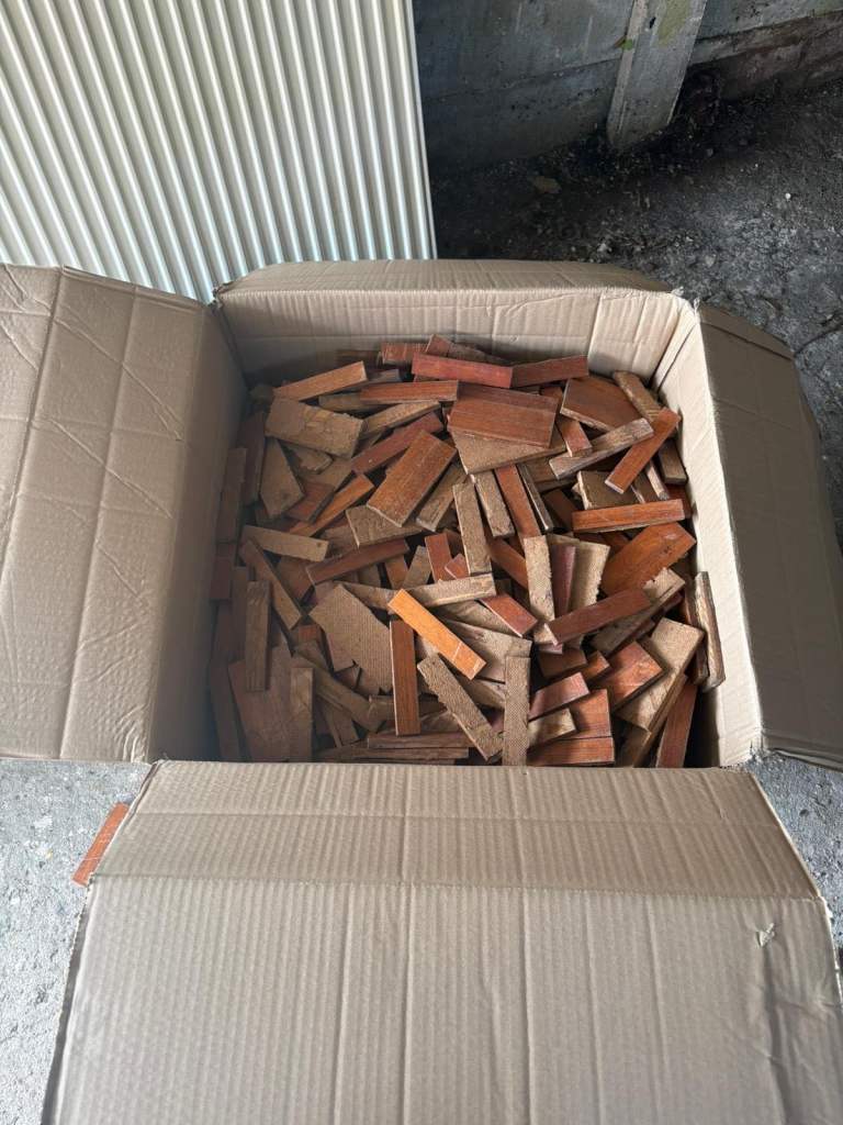 Parquet wood flooring