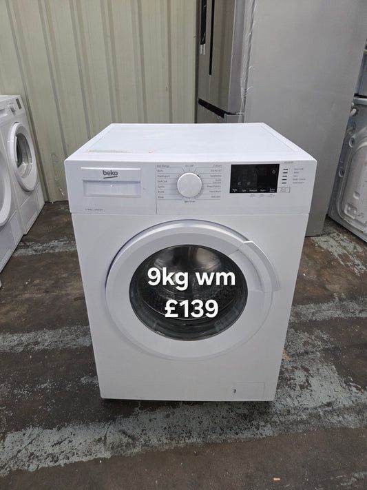 Beko 9kg washing machine 🌟 Free Delivery 🌟 120 Days Warranty 🌟 