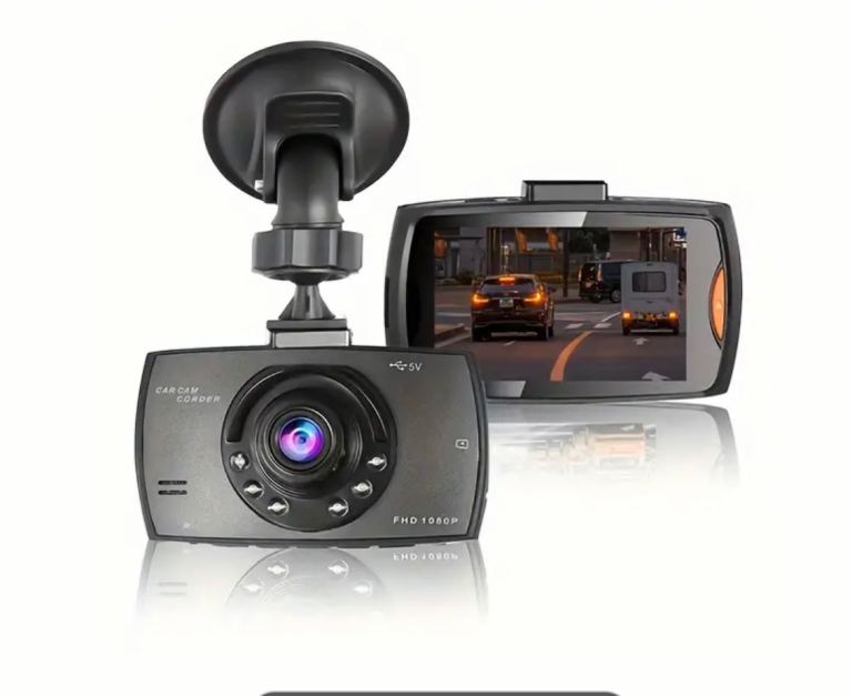ANNJIATUU 1080p HD Dash Cam with Suction Mount, Push Button Control, Loop Recording brand new