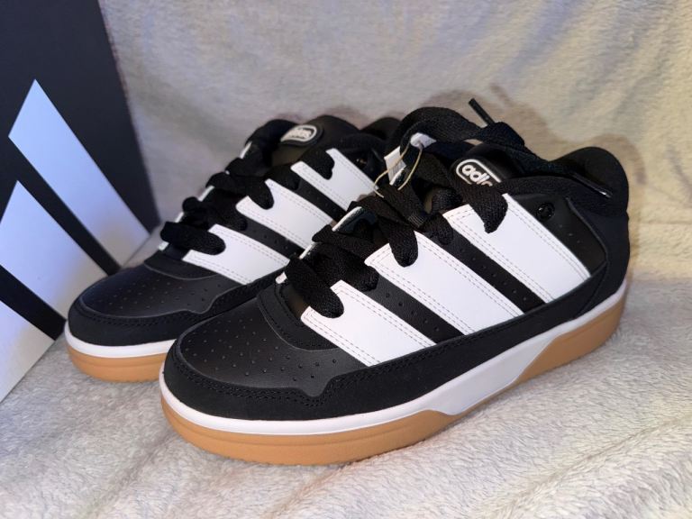 Adidas BREAK START 2020 Kids Trainers - Black/White, New with Tags