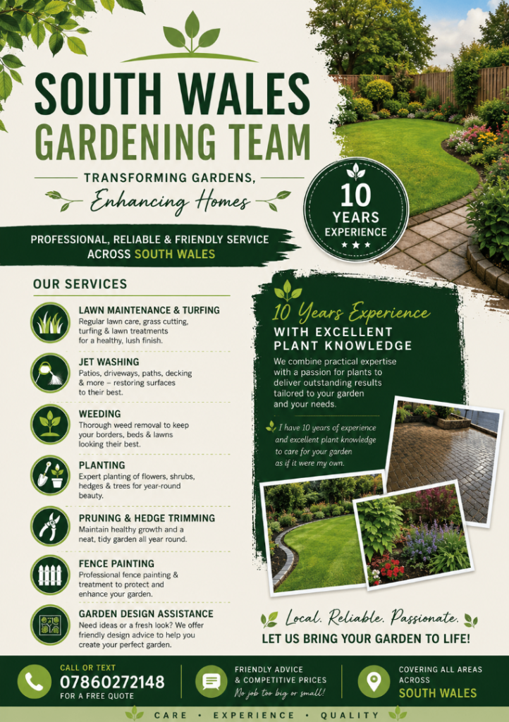 South Wales Gardening Team