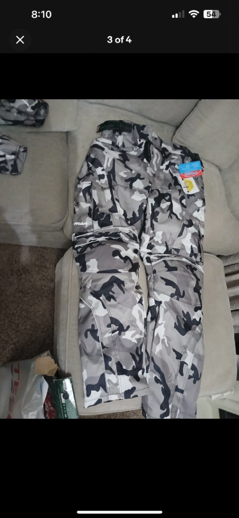 Motorbike Motorcycle Waterproof Cordura Textile Trousers Pants Armoured Camouflage