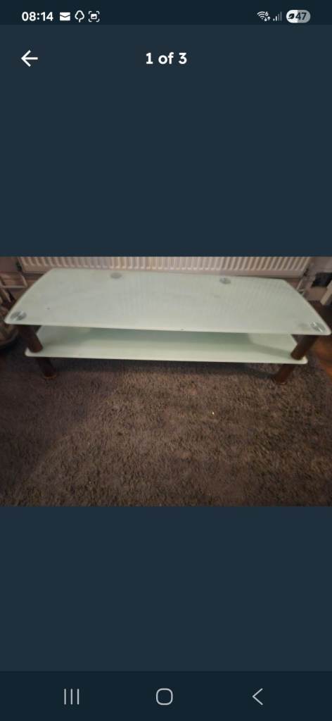 Tv stand glass