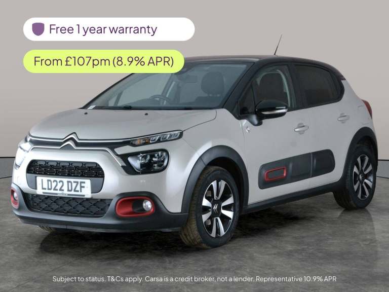 2022 Citroen C3 1.2 PureTech C-Series Hatchback 5dr Petrol Manual Euro 6 (s/s) (83 ps) - CR Hatch...