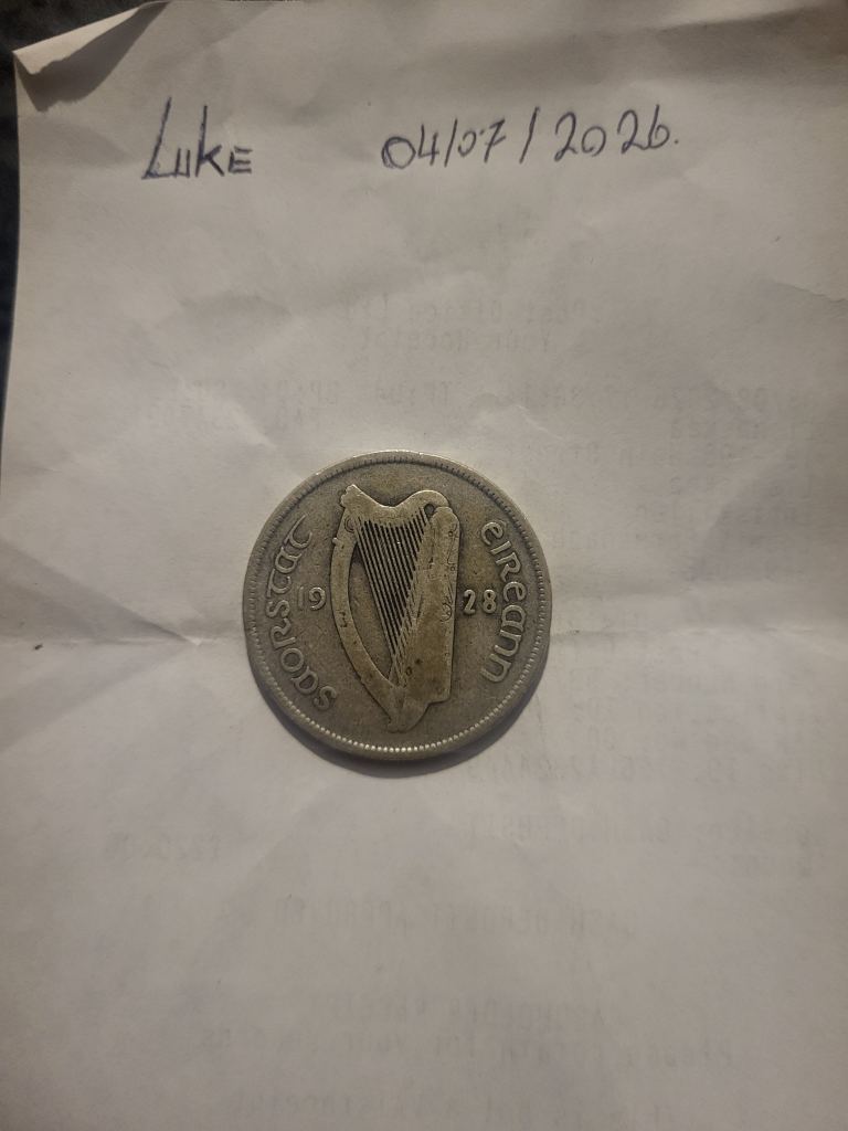 Vintage Irish Half Crown Coin 1938 – Collectible Piece