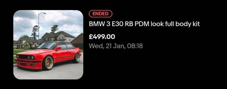 BMW body kit