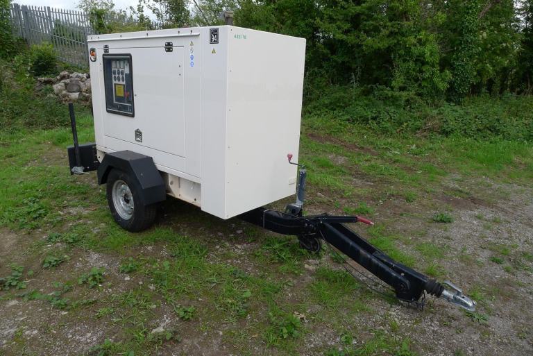 F.G. Wilson P30E 30kVA Generator. Trailer mounted. Only 62 hours.