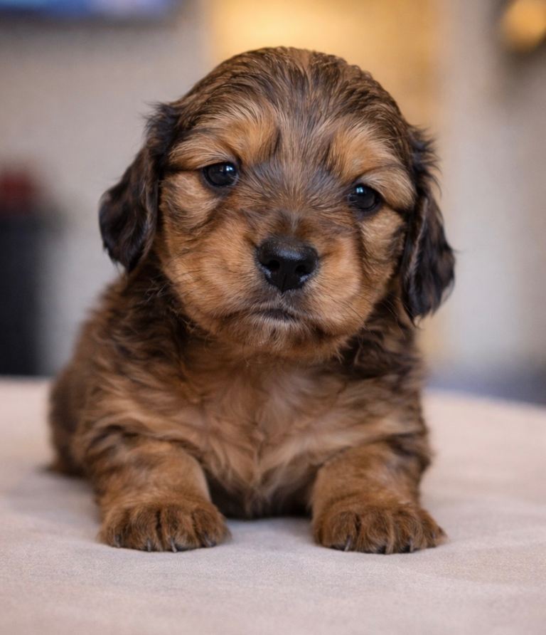 Miniature dachshund puppies 🐶 