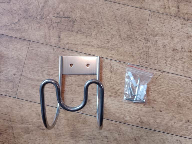 Stainless Steel Wall-Mounted Holder– As Good As New
