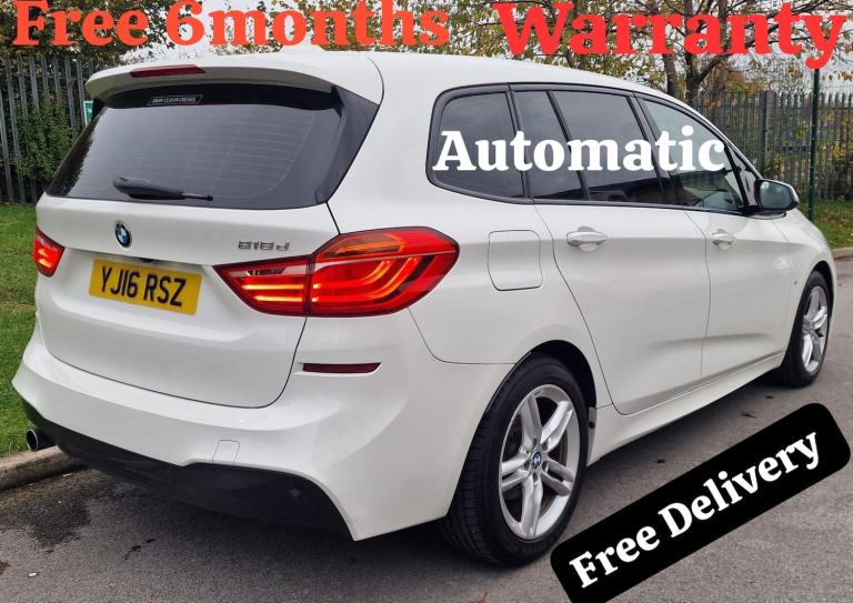 2016 BMW 2 Series Gran Tourer 218d M Sport 5dr 7 Seat,Auto,Ulez Free. Estate Diesel Automatic