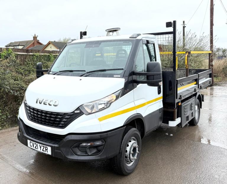 2021 IVECO DAILY 72-180 TARMAC DOUBLE DROPSIDE TIPPER 7.2TON EURO-6 ULEZ 3 SEATS