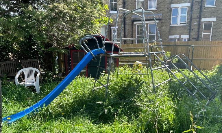 Free Climbing frame with Slide