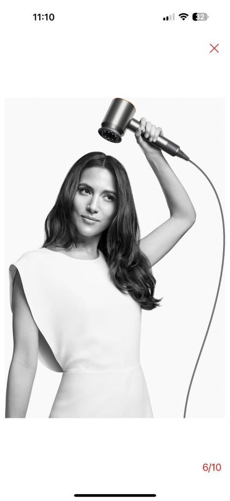 Dyson supersonic hair dryer - Bright Nickle/copper