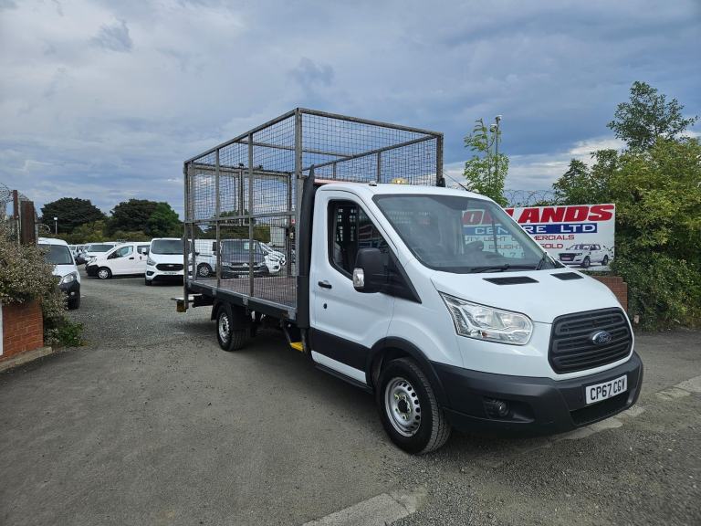 2018 ON 67 PLATE FORD TRANSIT 350 TDCI 130 LWB CAGED PICKUP 64K ULEZ FREE ZONE