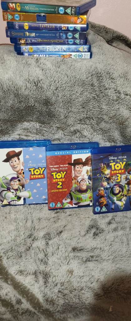 Disney Toy Story 1,2 And 3 Blu Ray