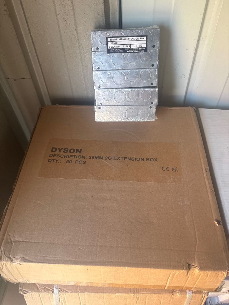 Dyson 25mm 2G Extension Box - Metal, NEW