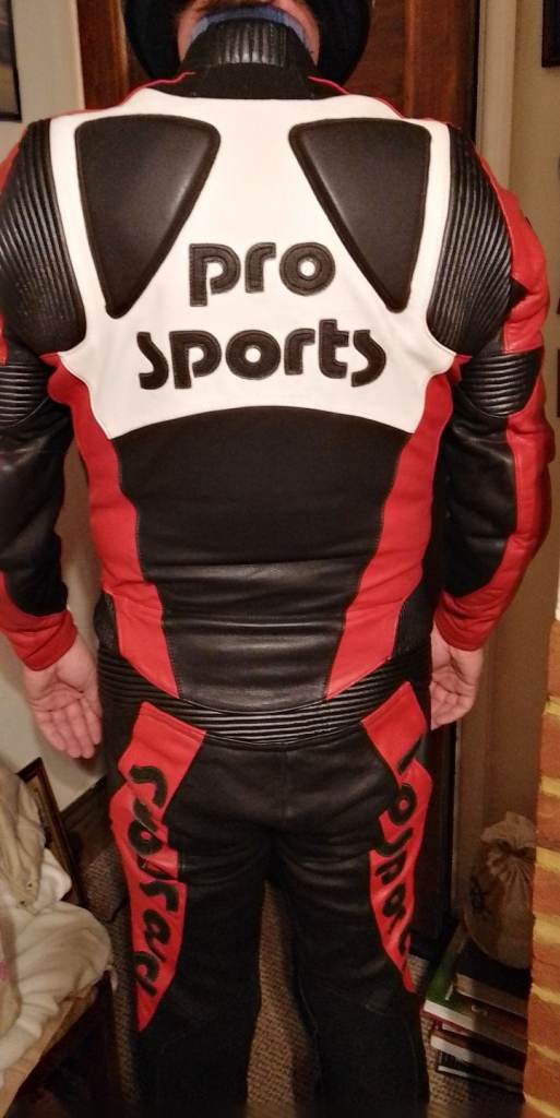 Hein Gericke Pro Sport Hiprotec motorcycle leather two-piece suit