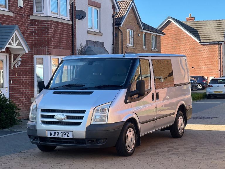 Ford TRANSIT 6 Seater CrewCab Day Van Panel Van, 2012, towbar with electrics 6 speed Manual 2198tdcj