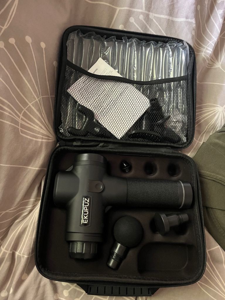 EKUPUZ Massage Gun with Attachments – As Good As New