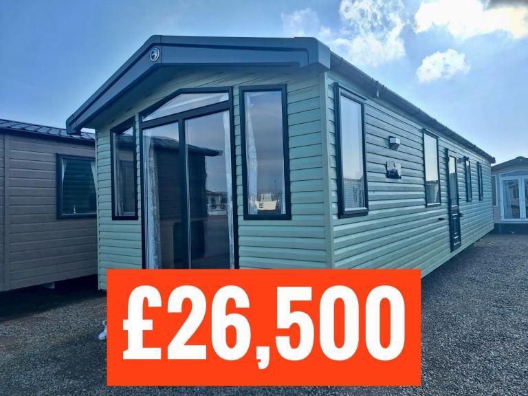 OFF SITE static caravan Scotland double glazed & heated 2 bed swift bordeaux