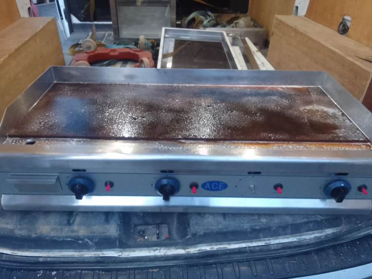 Catering trailer equipment Gas Burger van Griddle Ace  