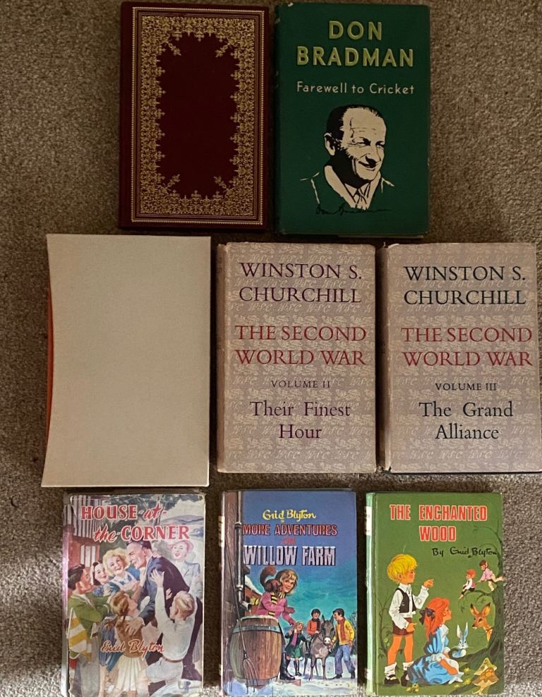 JRR Tolkien, Enid Blyton, Winston Churchill, Anthony Trollope. Don Bradman