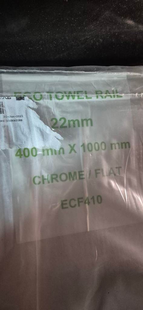 Chrome Towel Radiator - 400mm x 1000mm (22mm)