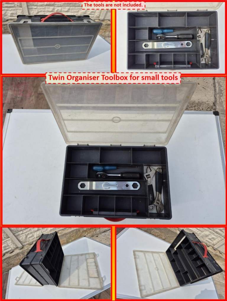 Twin organiser Toolbox for small tools