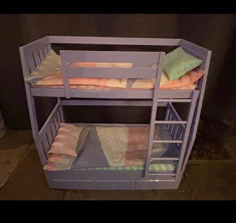Our Generation Dolls Bunk Beds Play Set with Bedding