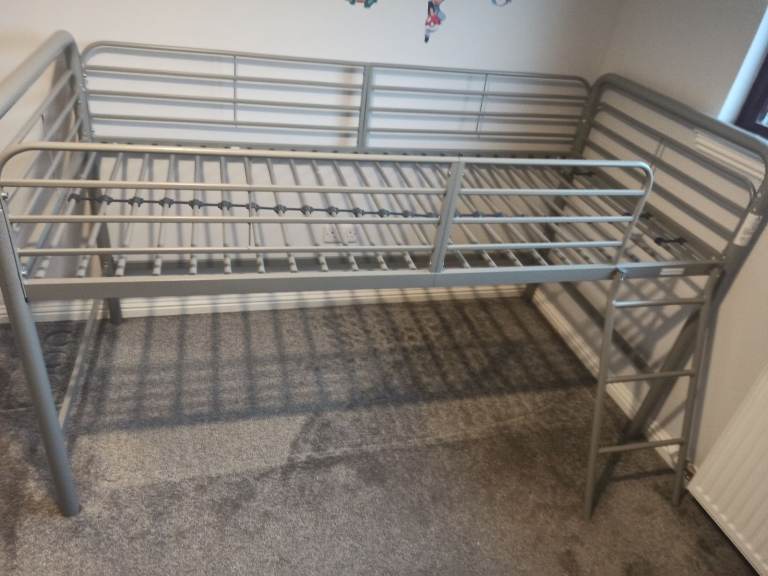 Argos Home Jo Silver Mid Sleeper 854/9886