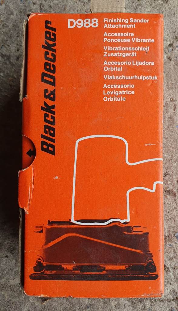 Black And Decker Finishing Sander Attachment.