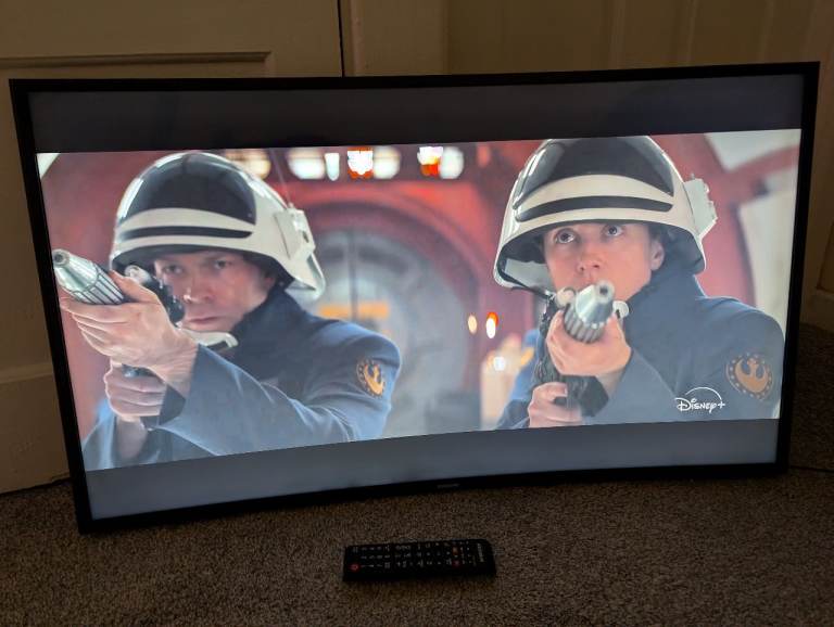 Samsung 4k curved smart television FREE
