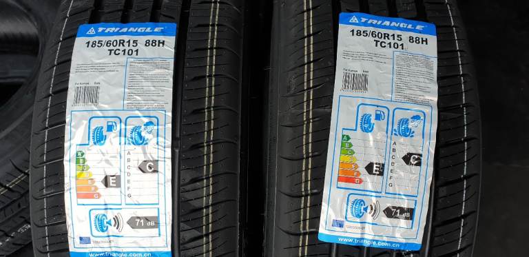 185 60 15 88H   2 x tyres NEW! Triangle Advantex TC101 All Seasons