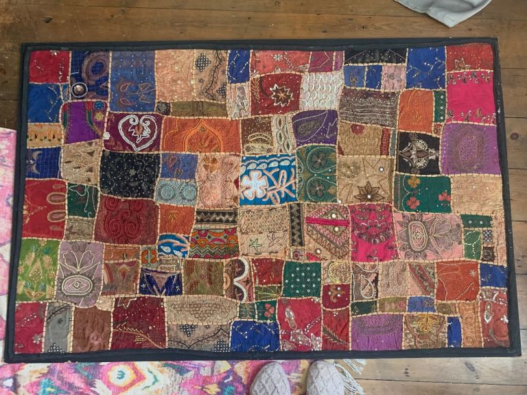 Antique family heirloom wall hanging 