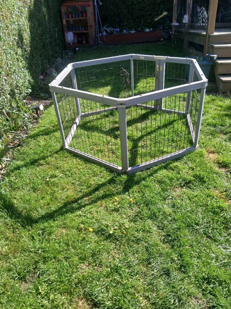 Pawhut Dog Playpen, Indoor Outdoor Puppy Pen 