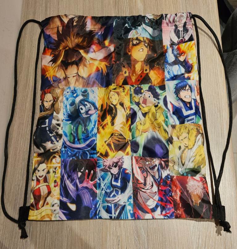 My Hero Academia drawstring bag/ PE bag/ swim bag