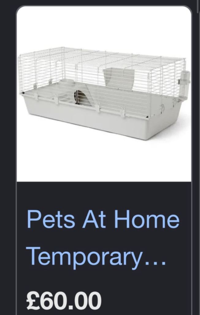 Rabbit / pet cage