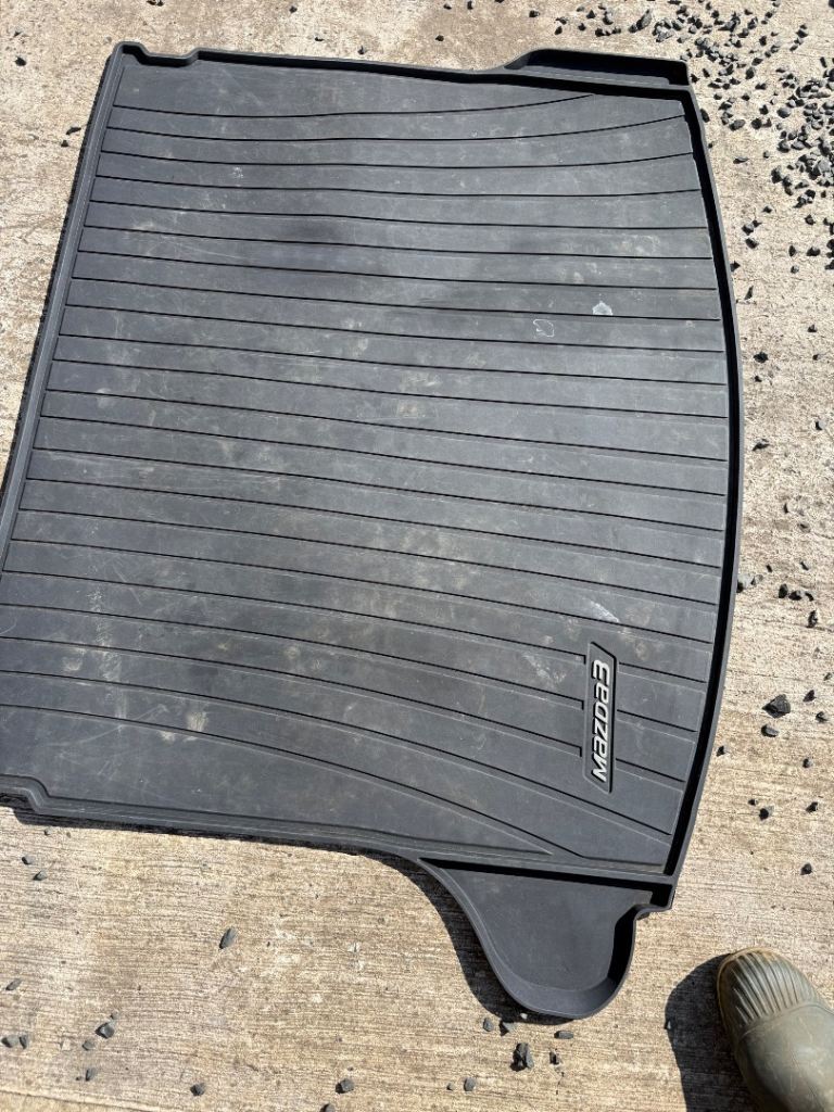 Mazda 3 rubber boot mat