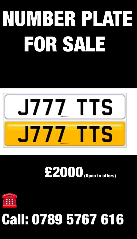 Asian number plate