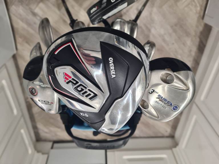 Full set of golf clubs