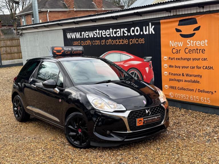 2017 DS Automobiles DS 3 1.2 PureTech Performance Line Euro 6 (s/s) 3dr HATCHBACK Petrol Manual