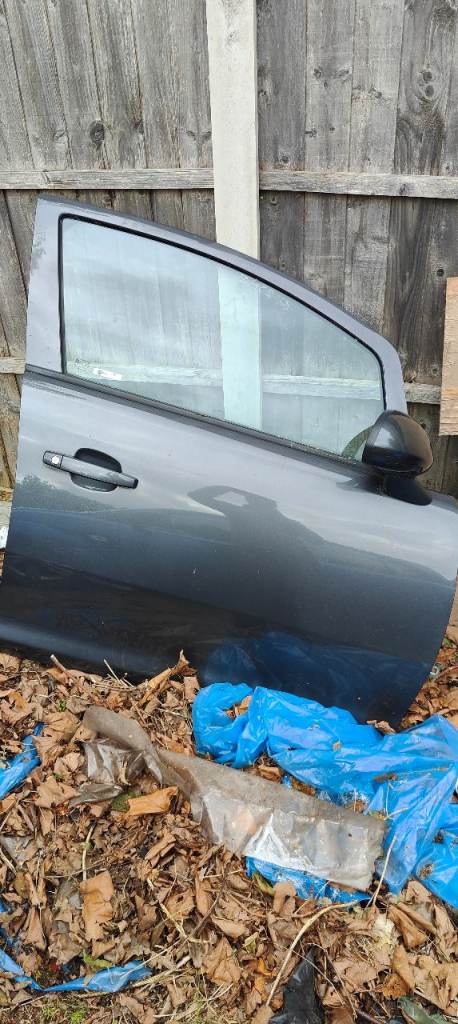 Vauxhall Corsa D exclusive 2011 1.2 Petrol Front drivers door Complete facelift