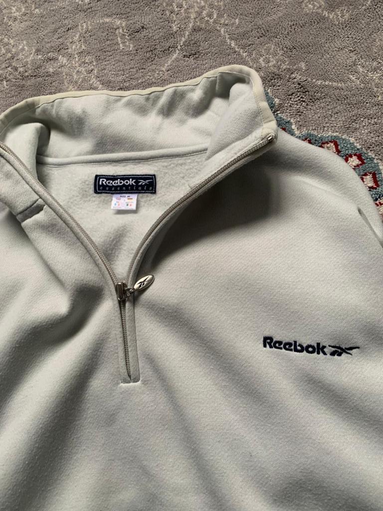 Vintage reebok quaterzip 