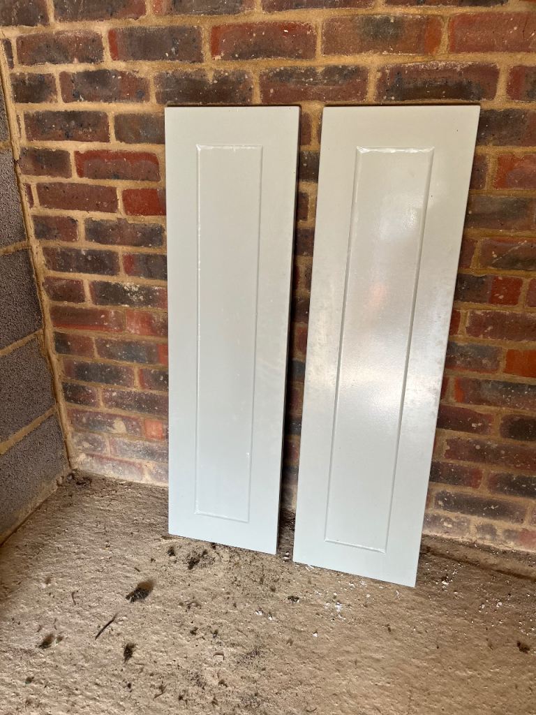 Dream Doors kitchen units drawer fronts x 2 in pistachio green