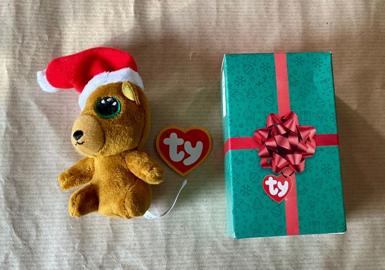 McDonalds Happy Meal Toys Christmas TY Soft Toy - Holly the Teddy Bear