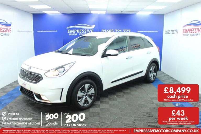 2018 68 KIA NIRO 1.6H GDI GPF 2 SUV 5DR PETROL HYBRID DCT EURO 6 (S/S) (139 BHP)
