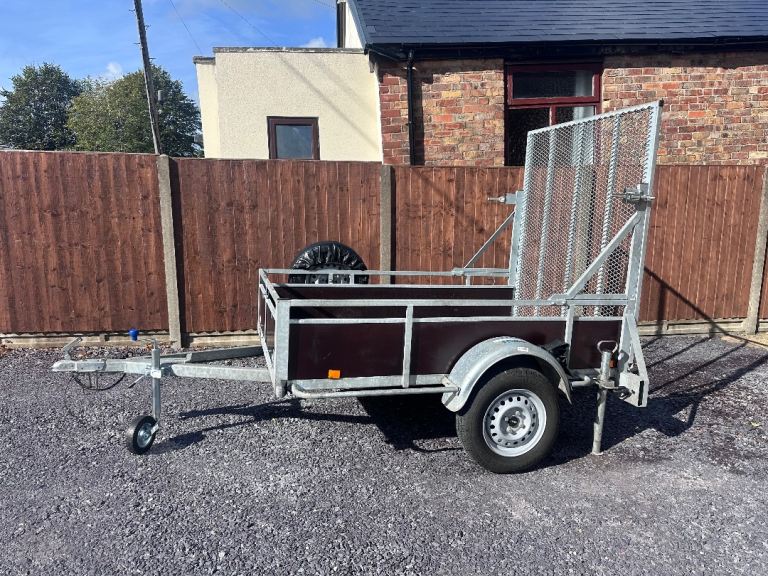 BW Trailers Lider 39440 6x4 Trailer With Ramp Tailgate Ride On Mower Scooter 