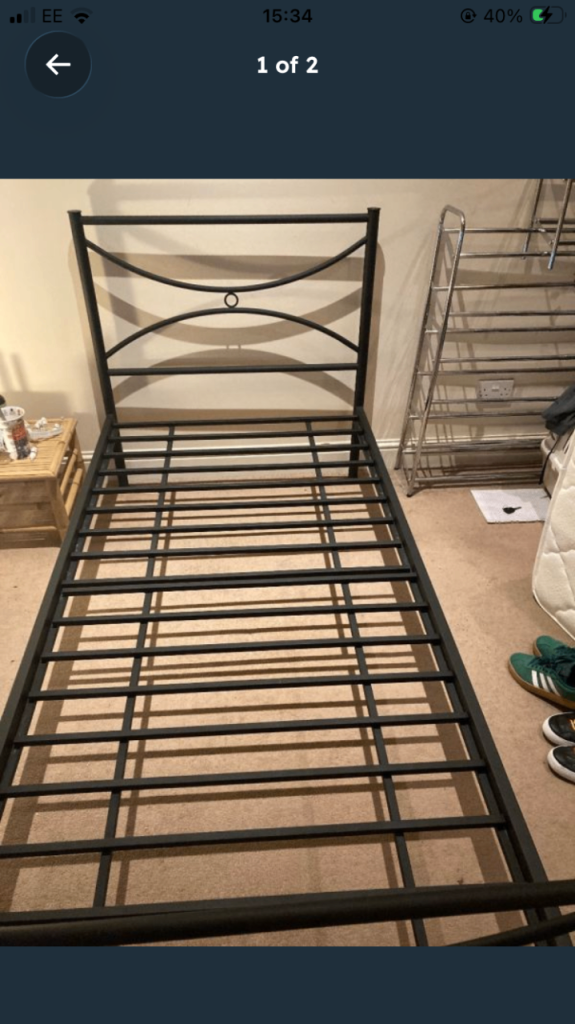 Single Bed Metal Frame 